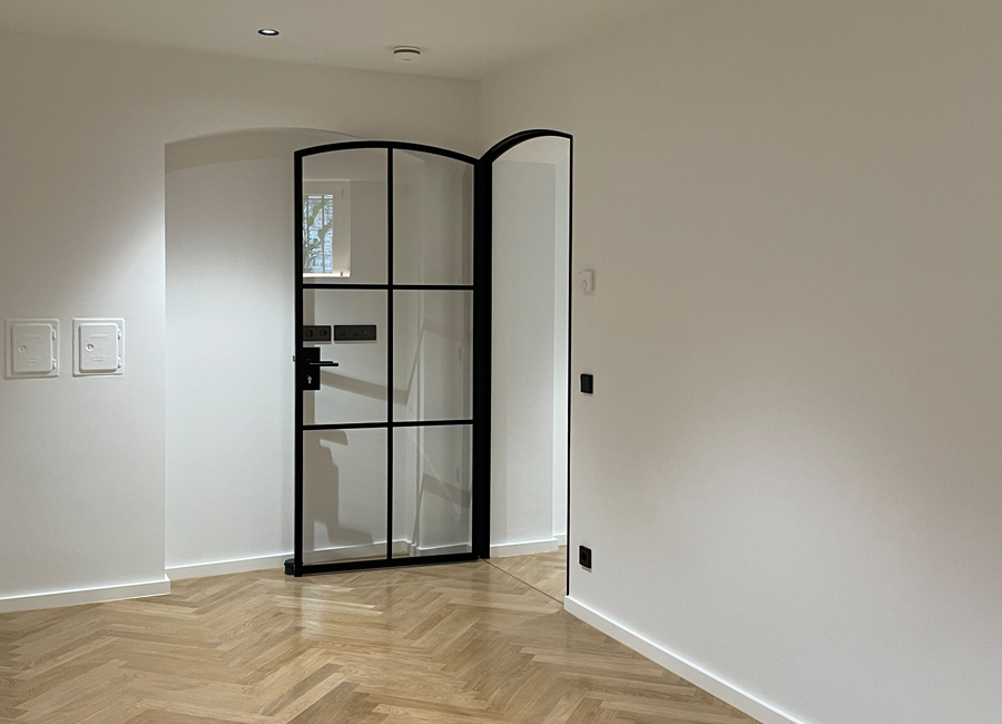 n-vier architekten, renovation Berlin-Prenzlauer Berg, door, interior design, industrial design