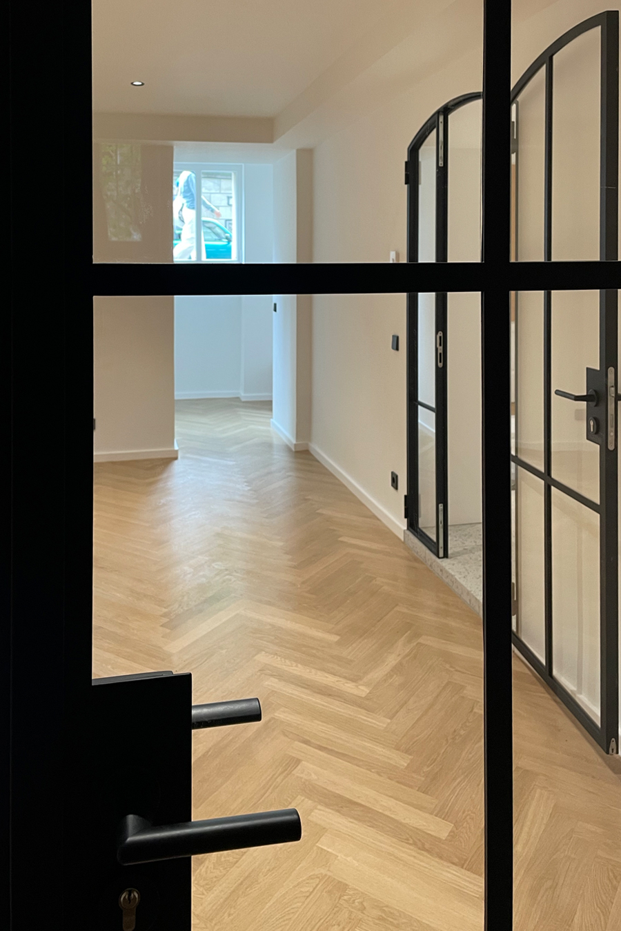 n-vier architekten, renovation Berlin-Prenzlauer Berg, interior design, industrial design, round arch