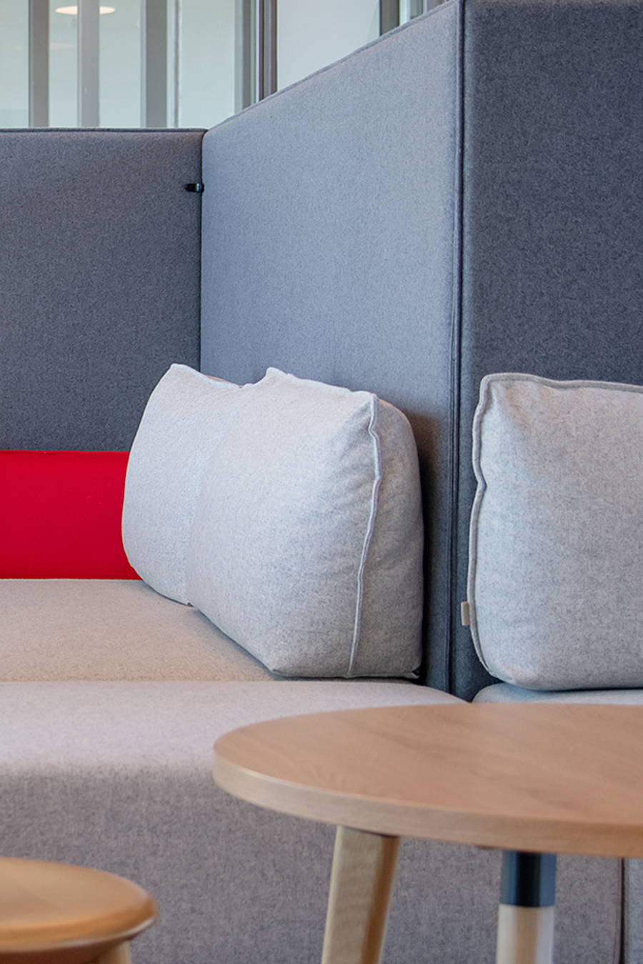 n-vier architekten, interior design Berlin-Marzahn, office furniture, acoustics, retreat