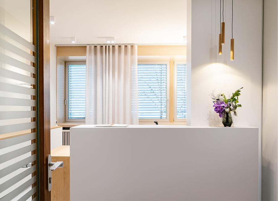 n-vier, interior design, interior fittings, Berlin-Tiergarten, reception, secretariat, carpenter's furniture